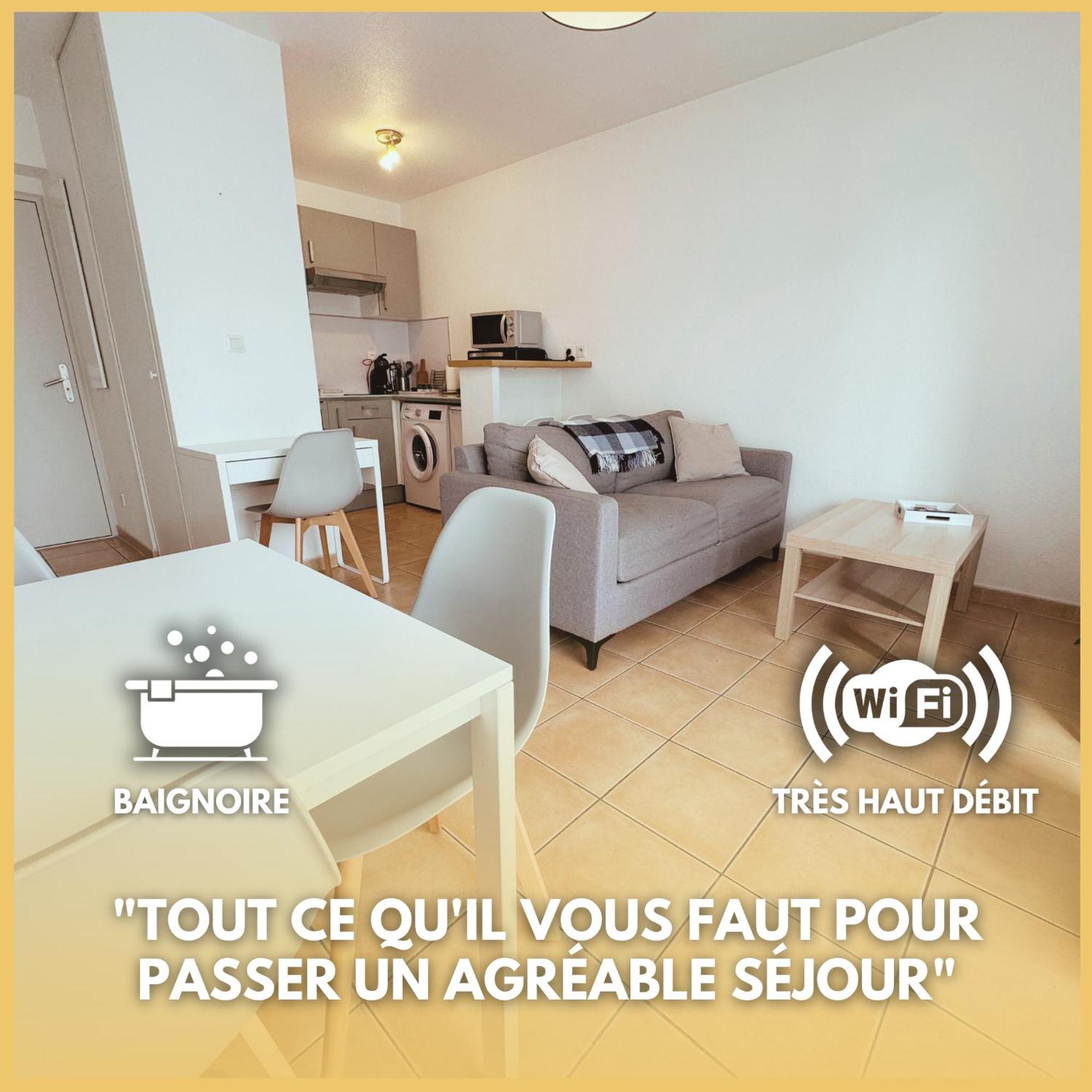 Appartement Residence Prive Avec Parking Wifi Clim Piscine Avignon Bagian luar foto